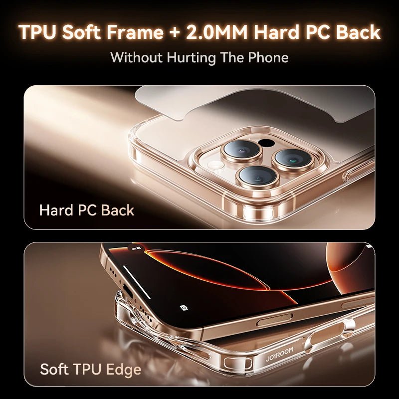 Joyroom For iPhone 17 Pro Max Case Frosted Case Shockproof Matte Case Cover For iPhone 16 Pro Max Wireless Charger Magnet Cover