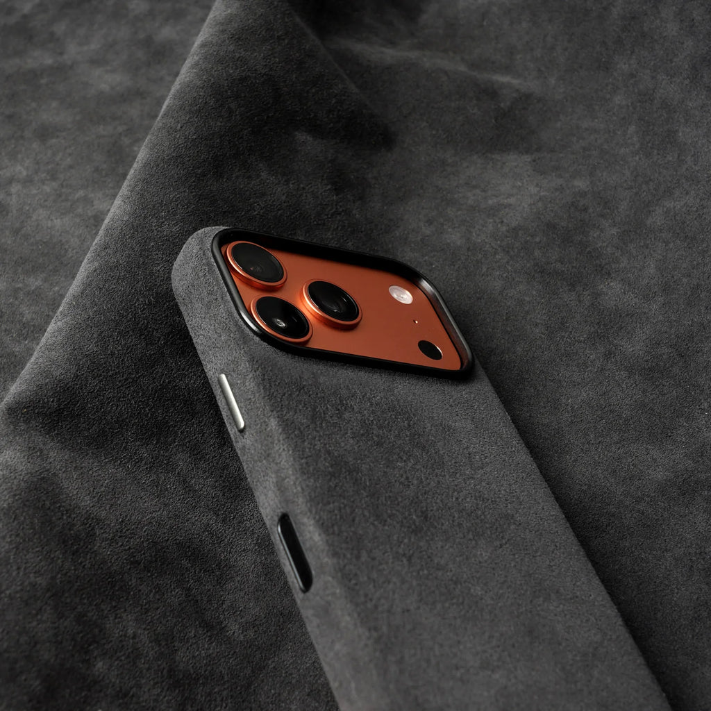Italian for ALCANTARA Case for iPhone 17 Pro Pro Max Compatible MagSafe Luxury Suede Leather Supercar Suede Phone Cases Cover