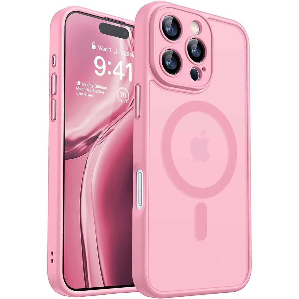 Luxury Armor Shockproof Hybrid Case For iPhone 16 15 14 13 Pro Max Plus Matte Transparent Hard Cover Silicone Soft Shell Clear
