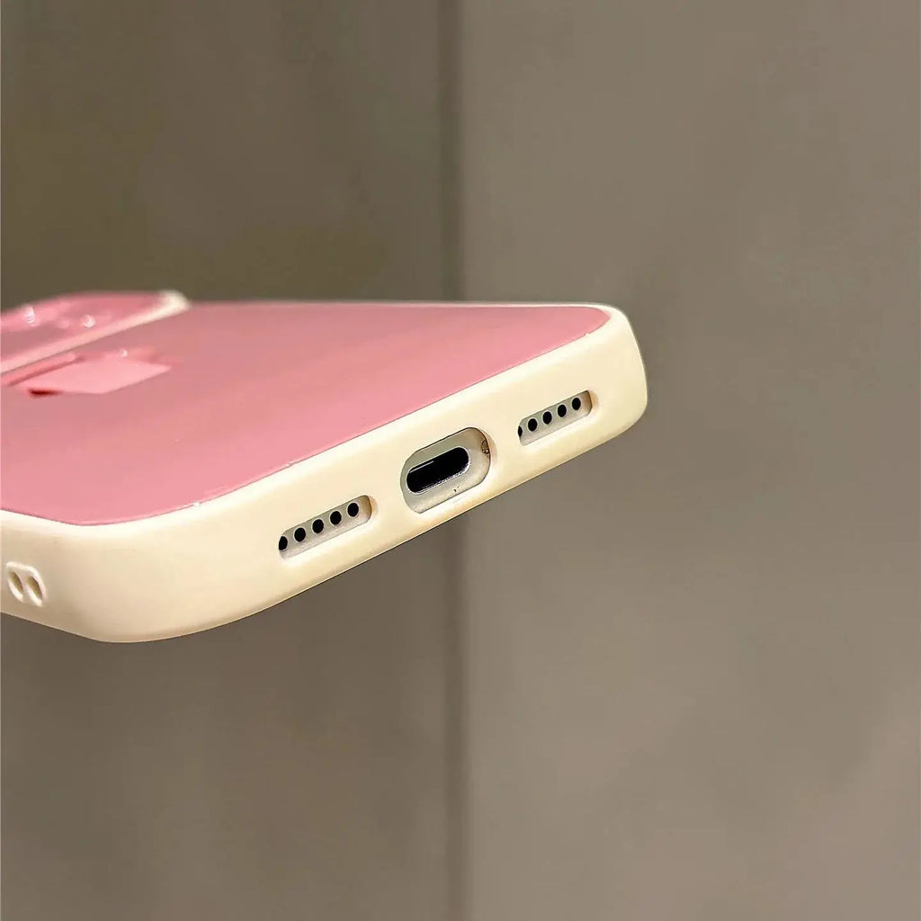 Summer Simple Candy Color Invisible Ring Buckle Stand Case For iPhone 17 16 15 14 13 Pro Max Shockproof Grip Bracket Phone Cover