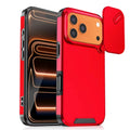 Slide Camera Protection Phone Case For iPhone 17 16 13 15 14 11 12 Pro Max Plus 16e 17 Air Shockproof Armor Matte Cover Fundas