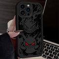 Luxury Gengar P-Pokemon Case for iPhone 17 Air 16 16E 15 14 13 12 11 Pro Max X XS Max XR SE 2020 SE4 7 8 Shockproof Soft Cover