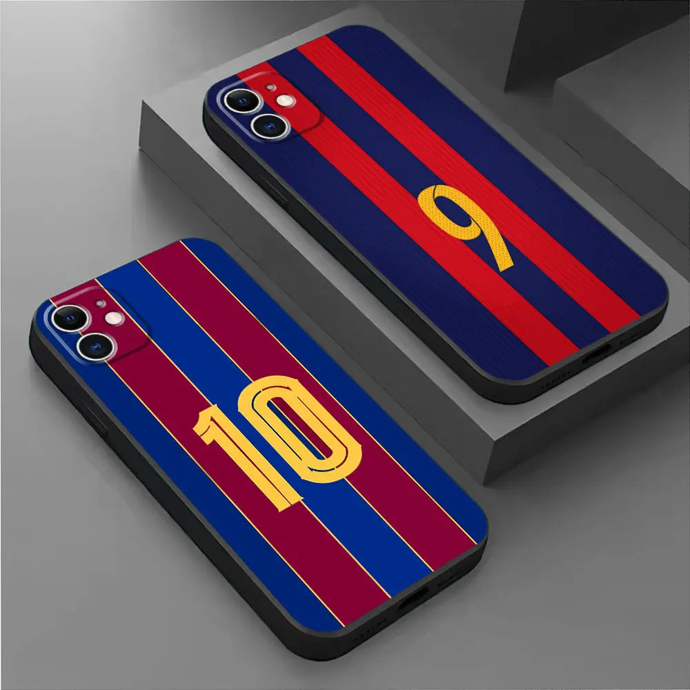 TPU Soft Case for Samsung Galaxy S10 Note 20 Ultra S9 Note 10 Plus Note 9 8 S8 Plus S8 Football Star Digital Art Cover Back