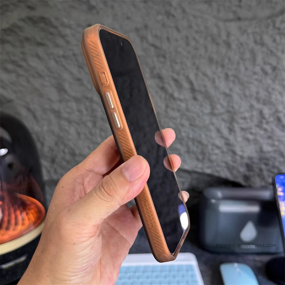 Luxury Corrugated 3D Stripes Matte Case For iPhone 17 Pro Max Air 16 15 14 13 12 Soft Edge Silicone Shockproof Bumper Back Cover