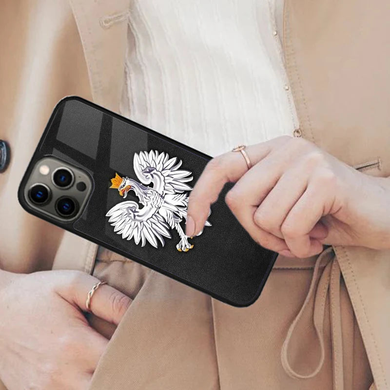 Poland Polish Flag Magnetic Phone Case For APPLE iPhone 17 Air 16 14 13 12 Pro Max 15 Plus Wireless Charge With MagSafe Cover