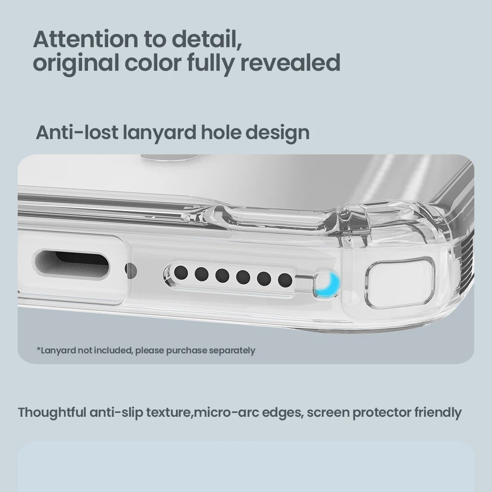 Nillkin For iPhone 17 Pro Max 17 Air 17Pro Hardness PC+TPU Hybrid 360° Protection Airbags Anti-Scratch Transparent Phone Cover