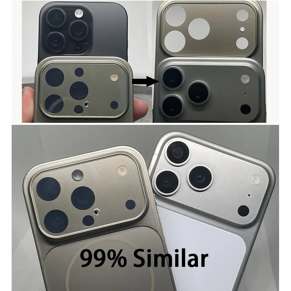 New Magnetic Shockproof Anti-fall Case For IPhone 13 14 15Pro 16 Pro Max Convert to 17 Pro Max Support MagSafe Wireless Charging