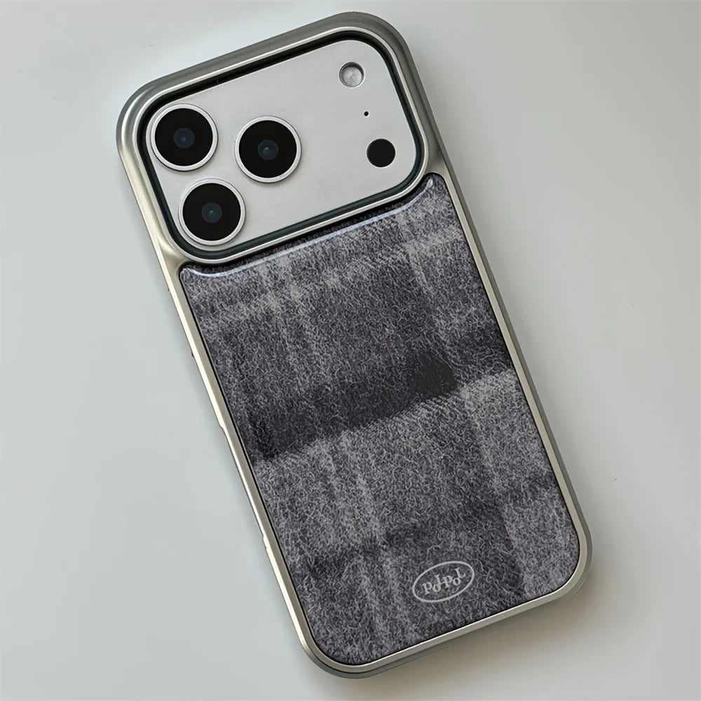 Clmj Knitting Design Phone Case for iPhone 17 16e 16 15 14 13 12 11 Pro Max X XR XSMAX 8 7 Air Plus Luxury Clear Soft Back Cover