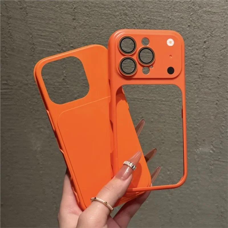 2 IN 1 Case for iPhone 17 Air 16 15 14 Plus 13 12 11 Pro Max Shockproof Matte Lens Protection Instant Change to 17 Simple Cover