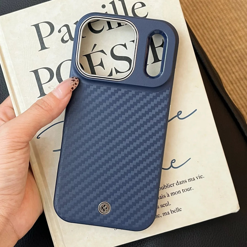 Spigen Luxury Kevlar Aramid Carbon Fiber Case For iphone 17 Air 16 17 Pro Max Pro For Magsafe Wireless Charging Cover With Box