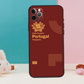 Portugal Flag Phone Case For iPhone 17 Air 16 15 13 12 11 14 Pro Max 12 13 mini 15 16 Plus 16e Cover Coque