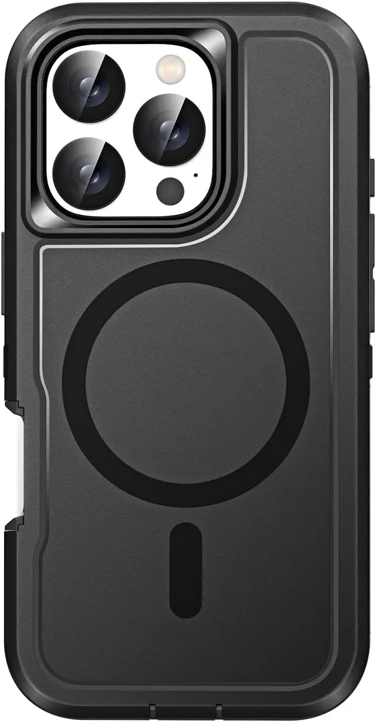 Luxury Ott Magnetic Armor Cases for IPhone 17 16 15 14 Plus 13 12 11 Pro Max Box Shockproof Charging Heavy Duty Protect Cover