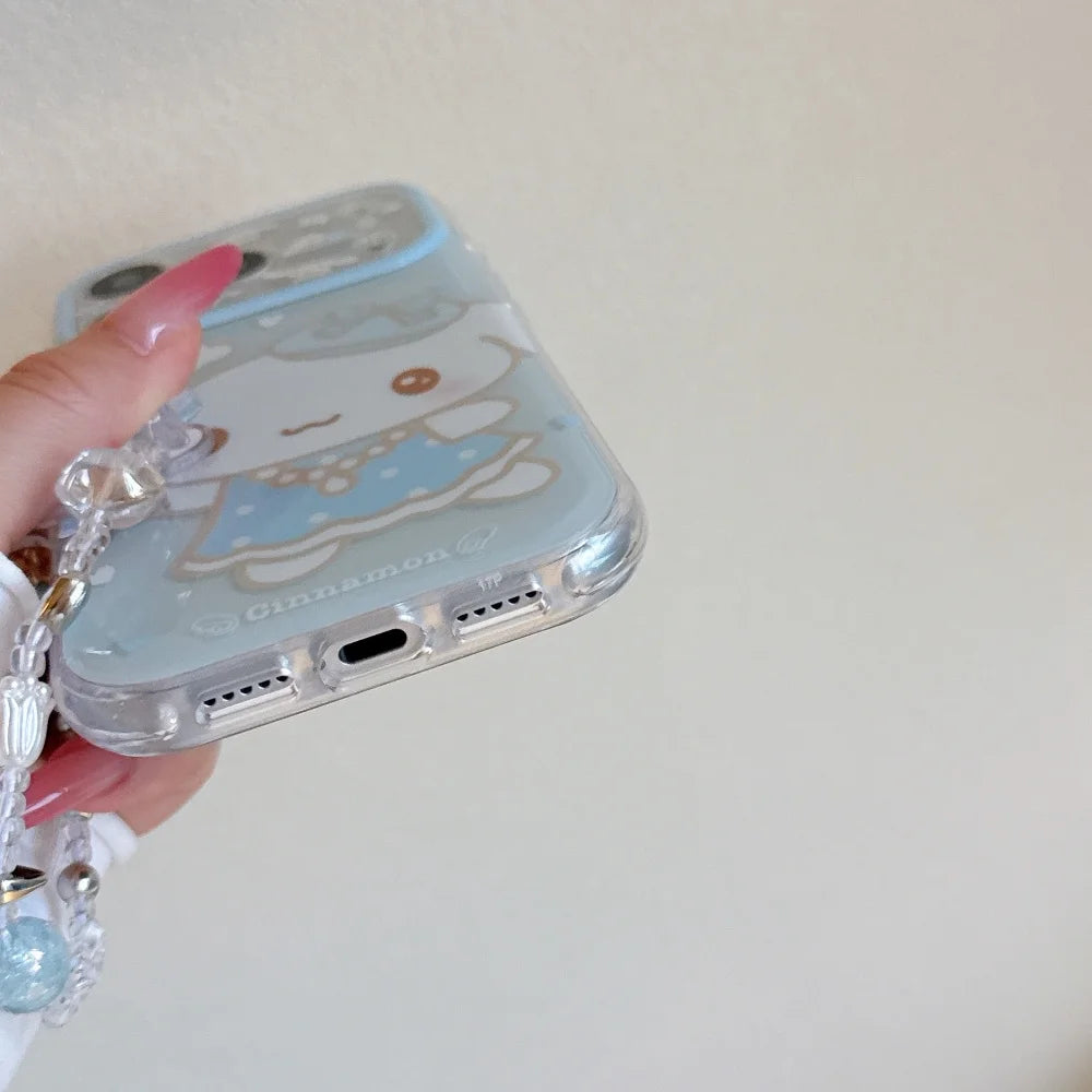 Luxury Strawberry Melody Hat Cinnamoroll Hot Sale Phone Case For iPhone 17 Pro 15 16 Pro Max Shockproof Protective Cute Cover