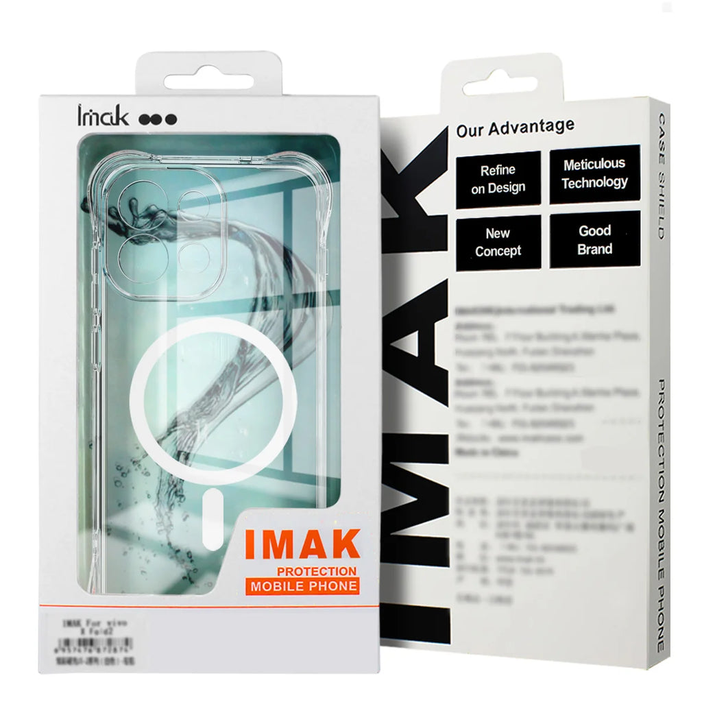Magnetic Case for Vivo X300 X300s X300 Pro Ultra 5G IMAK Shockproof Soft Airbag TPU Cover