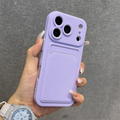 Luxury Soft Silicone Wallet Case For iPhone 17 Air 16E 15 14 Plus 13 12 Mini 11 Pro Max XR XS Shockproof Card Holder Slot Cover