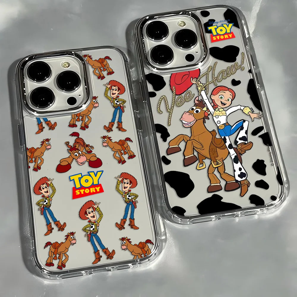 Cartoon Toy Story Woody Alien Phone Case For Google Pixel 10 9 8 7 8A 9A XL Pro 4G 5G Transparent Soft Silicone TPU Back Cover