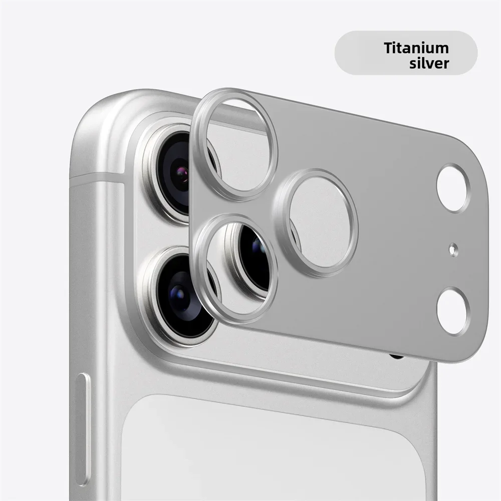 1-3Set Ultra HD Alloy Metal Camera Film for IPhone Air 17 Pro Max Anti-Scratch Tempered Glass Lens Ring Protector Accessories
