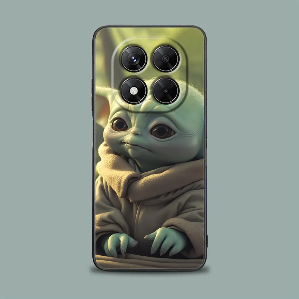 Yodas Groots Baby Phone Case For Redmi 15C 14C 13C 12C Back Cover For Redmi Note 15 14 13 12 Pro Plus 11 10 8 Pro Silicone Case