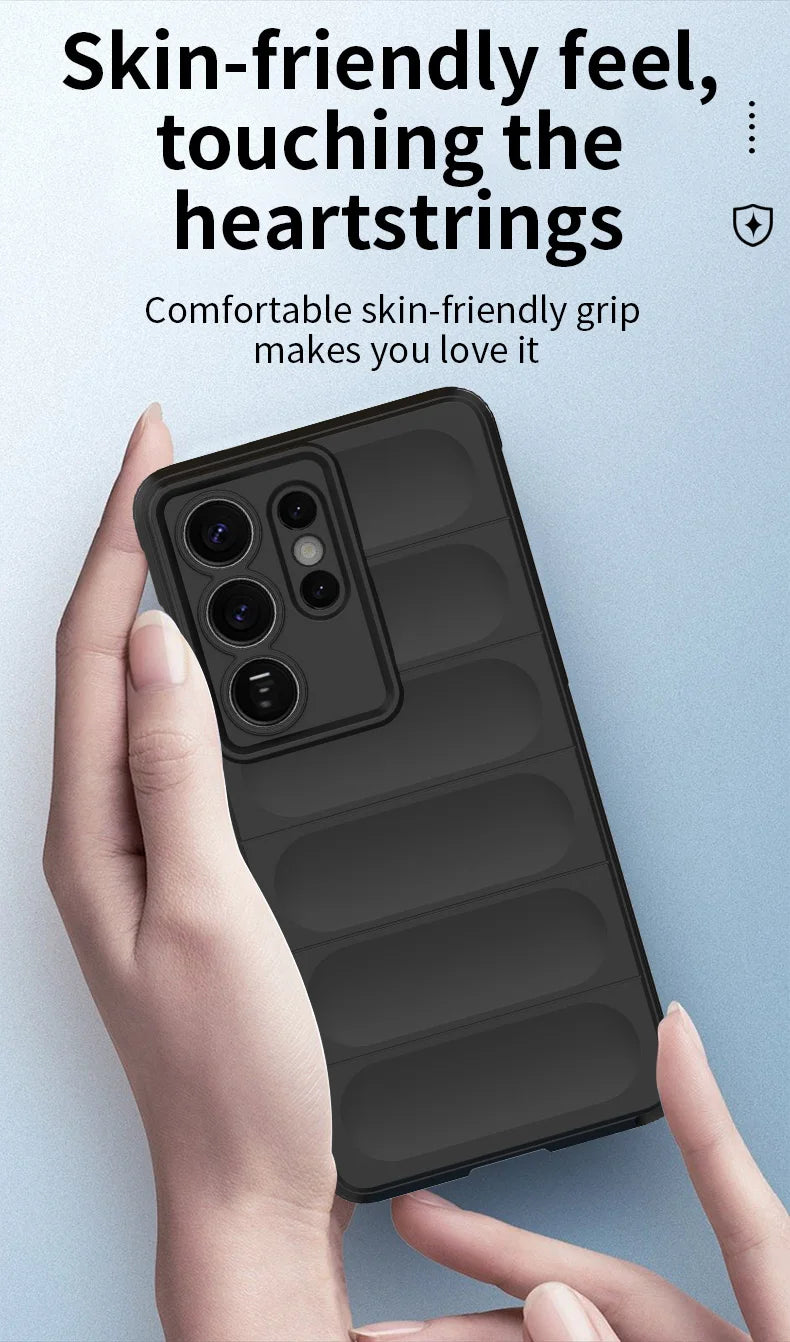 Flexible Silicone Bag Case for Samsung Galaxy S26 Ultra S25 FE S24 S23 Plus S22 S21 Ultra S 26 25 Mobile Phone Cover