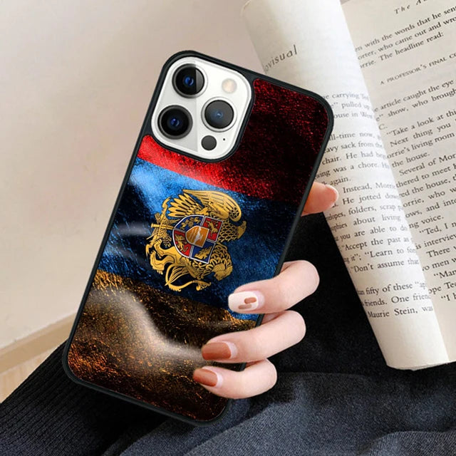 Armenia Coat Of Arms Flag phone Case Cover For iPhone 17 Air 16 15 14 Plus for apple 16 11 12 13 Pro Max coque