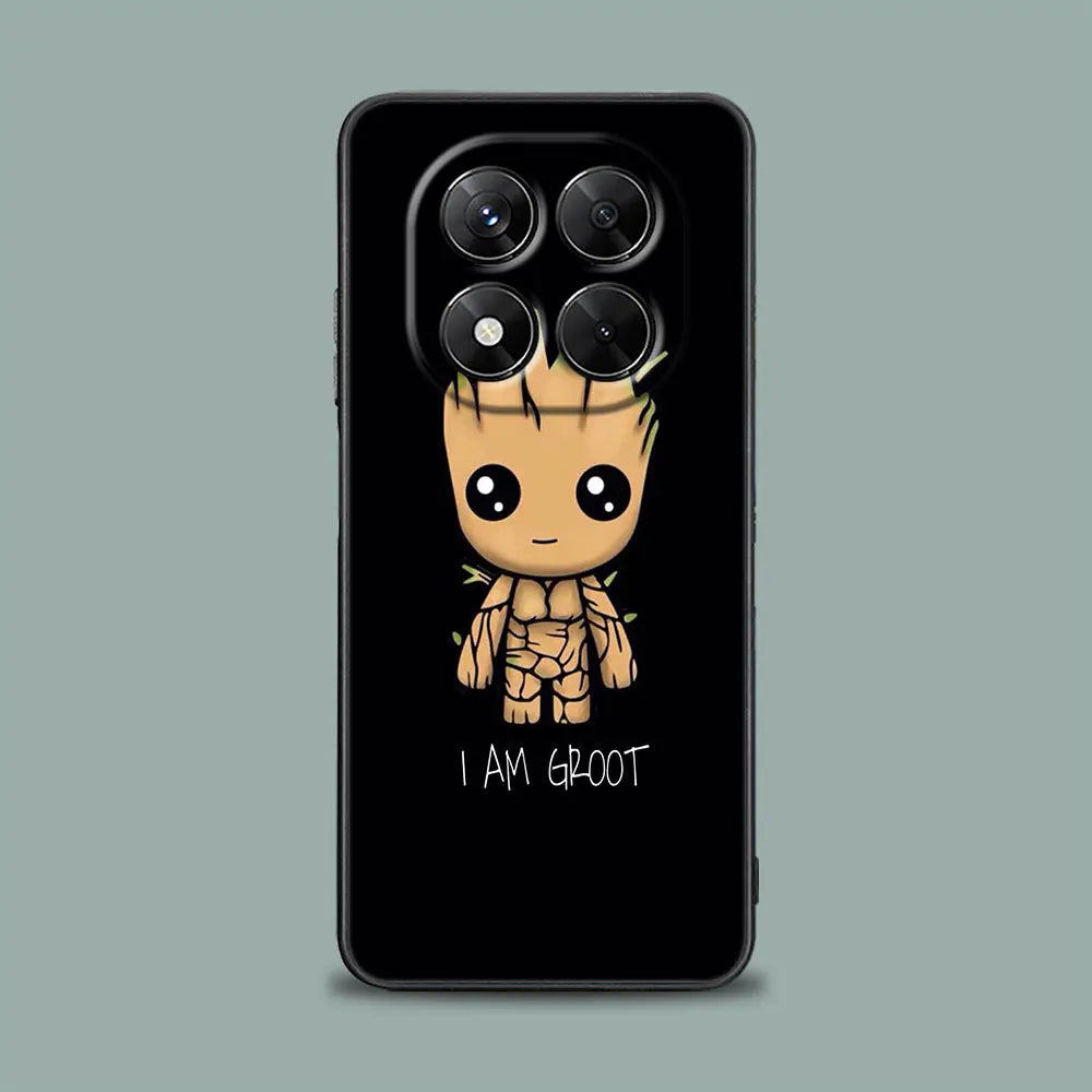 Baby Groot Marvel Phone Case For Redmi 15C 14C 13C 12C Back Cover For Redmi Note 15 14 13 12 Pro Plus 11 10 8 Pro Silicone Case