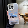 Lightning McQueen and Sally Plating Phone Case for Samsung Galaxy A16 A06 A25 A05 A05S A54 A34 A24 A14 A52 A32 A52S A22 A17 A07
