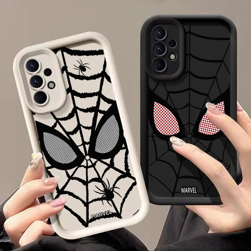 Marvel Spider Man Case For Samsung Galaxy A57 A56 A37 A36 A17 A07 A26 A16 A06 A55 A52 A14 A73 A34 Soft Silicone Protective Cover