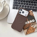 Stylish and cute 3D water wave phone case suitable for iPhone 17 Pro Max 16 15 14 13 12 11 Plus magnetic wireless charging cover