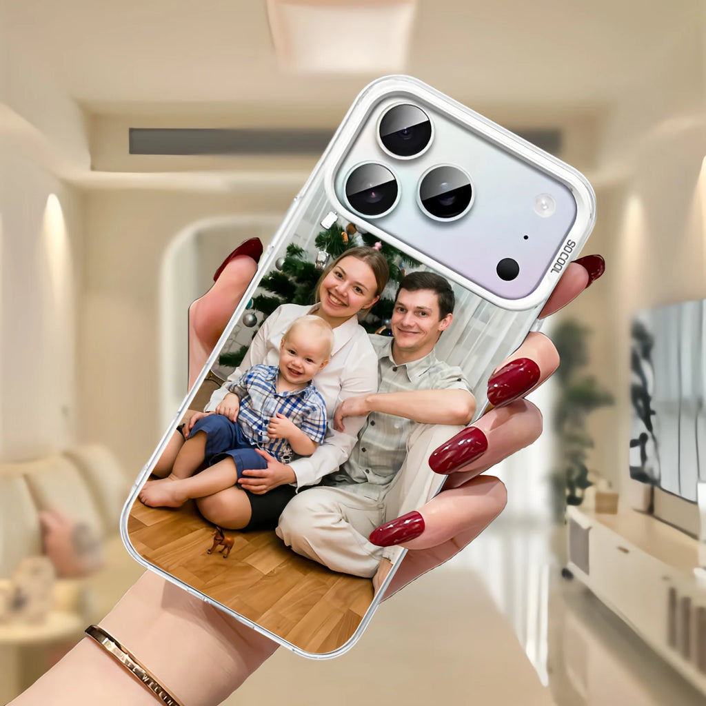Custom Photos Phone Case for iPhone 17 16 16e 15 14 13 12 11 Pro Max Mini SE 2020 2022 XS XR Air 7 8 Plus Anti-fall Back Cover