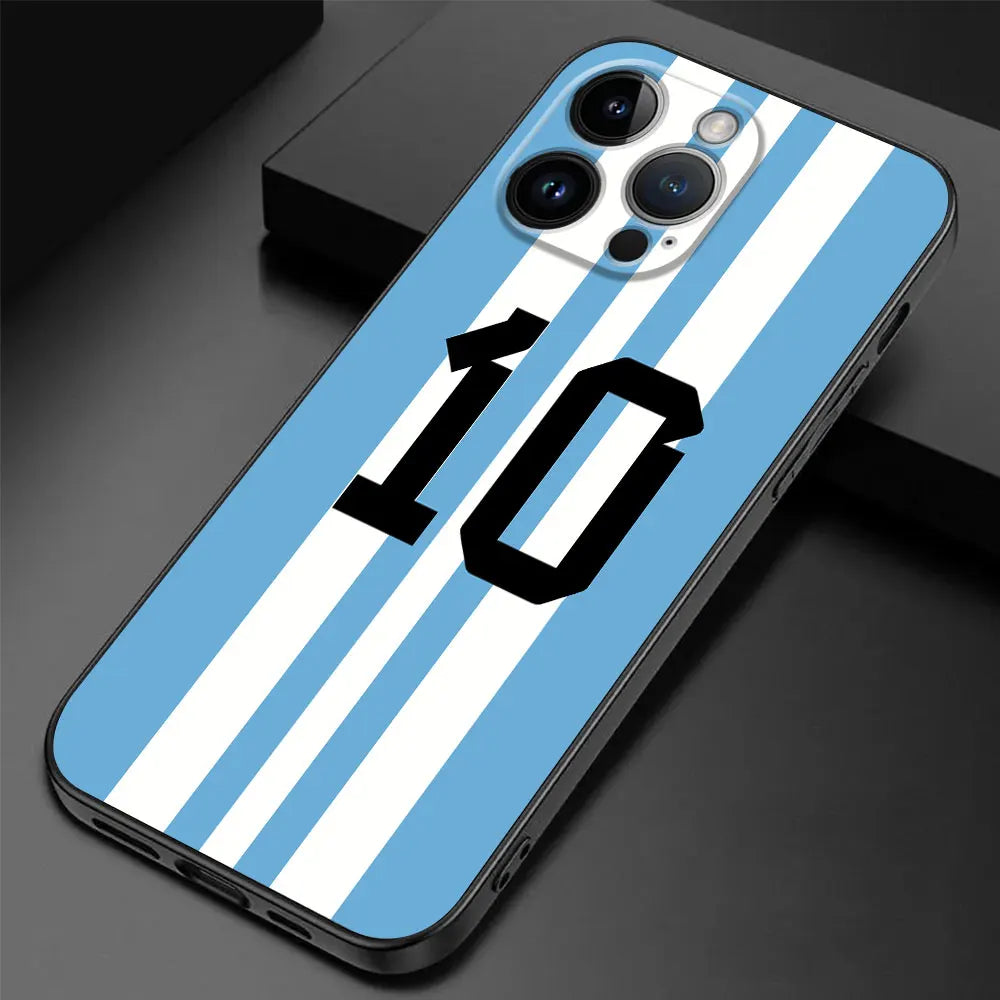TPU Soft Case for Samsung Galaxy S10 Note 20 Ultra S9 Note 10 Plus Note 9 8 S8 Plus S8 Football Star Digital Art Cover Back