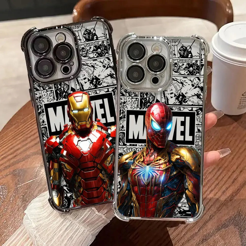Marvel Spiderman Ironman Comic Phone Case For Xiaomi Poco X8 Pro Max Cases X5 X6 X7 F4 F5 F7 Pro F8Ultra M7 X8Pro Silicone Cover