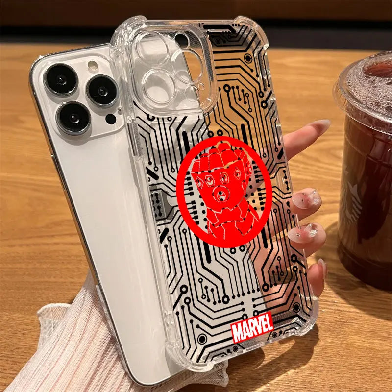 Marvels LOGO Ironmans Silicone Case For Xiaomi 17T Pro 5G 15T 12T 15 F7 Ultra POCO F7 M7 X3 X4 X5 X7 X8 Pro Max Soft Clear Cover