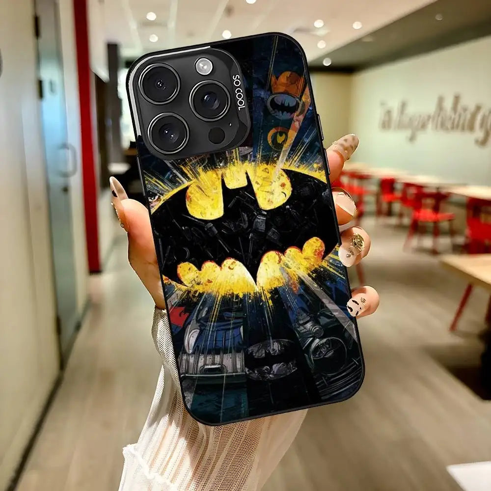 Cool-H-Batmans-S Fashion Phone Case For IPhone 17 16 15 11 12 13 14 Pro Max 16 Plus 12 Mini 7 8 XR XS 15Pro MAX Cove