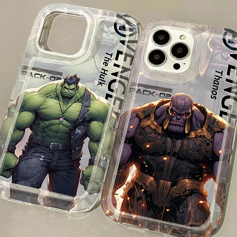 Marvel Spider Man Iron Man Clear Soft Case for Huawei P30 P40 P50 P60 Pro Honor 100 90 80 70 60 50 X9 X9A X8 X5 Magic5 Magic 5