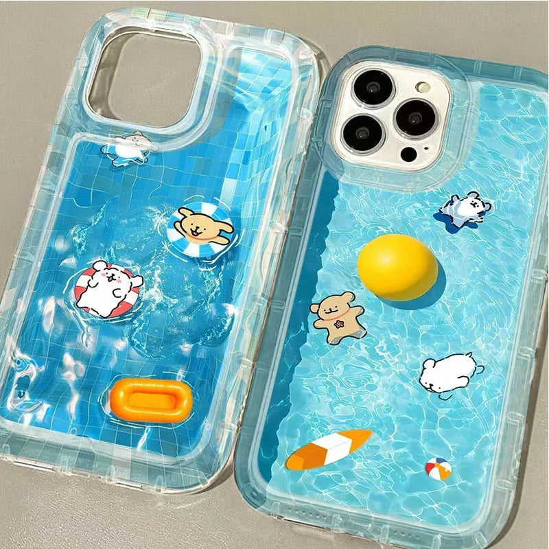 Lovely Line Dog Soft Phone Case for Samsung Galaxy S24 Ultra S23 S22 S21 FE S20 Plus Note 20 10 Pro A34 A54 A33 A53 TPU Printi