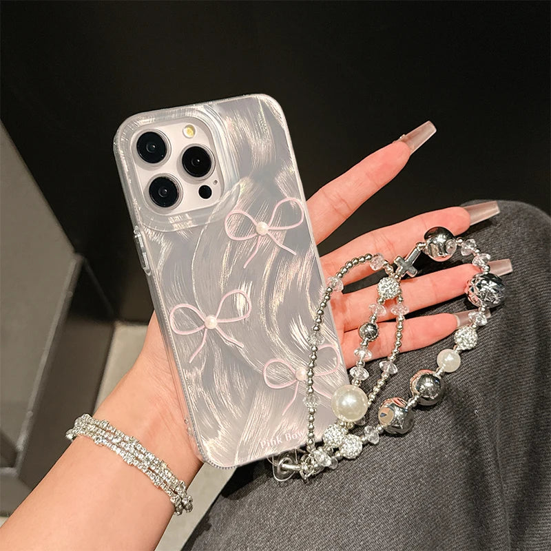 Fashion Laser Blue Butterfly Case For Samsung Galaxy A57 A37 A17 A56 A55 A36 A26 A16 A15 A54 A53 A52 A33 A32 A23 A24 A07 A06 A05