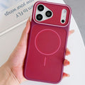 Luxury Glossy Matte Armor Wireless Charging Case for iPhone 17 Air 16 15 14 13 12 Pro Max Plus Silicone Soft Bumper Magnet Cover