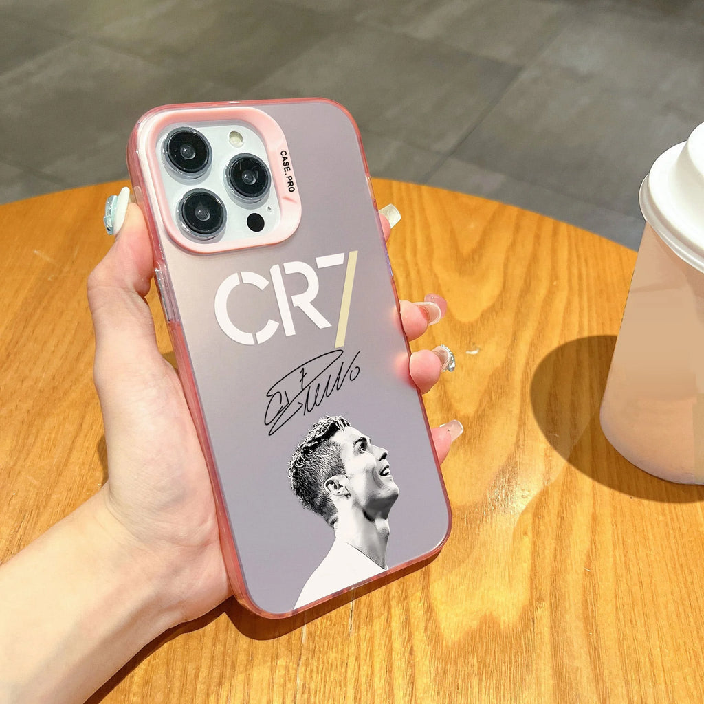 Football Star CR7 Phone Case For iPhone 17 16 13 11 15 14 12 Pro Max XS XR X 16 Plus 16E SE 11 15 Pro 12 13 Pro Matte Cover﻿