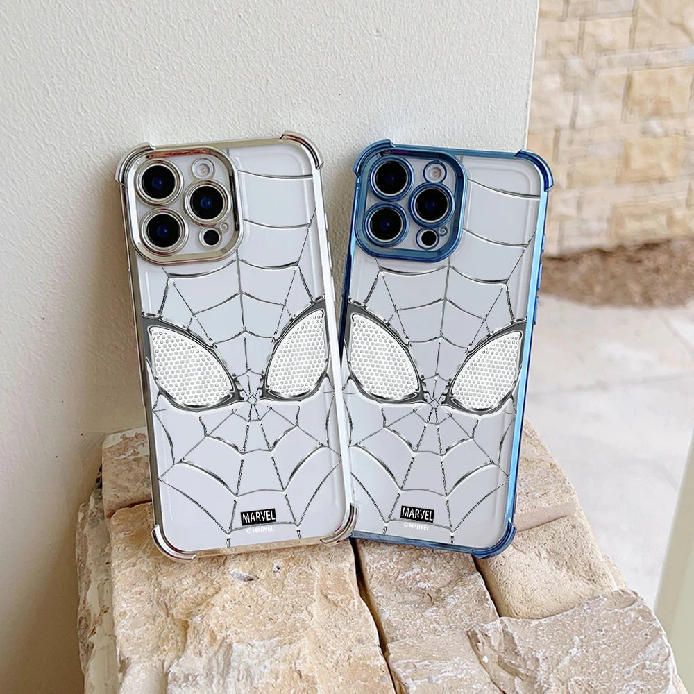 Marvels Spider-Man Venom Phone Case For Samsung S24 S23 S22 S21 S20 FE Note20 Plus Ultra Lite 5G Shockproof Clear Armor Cover