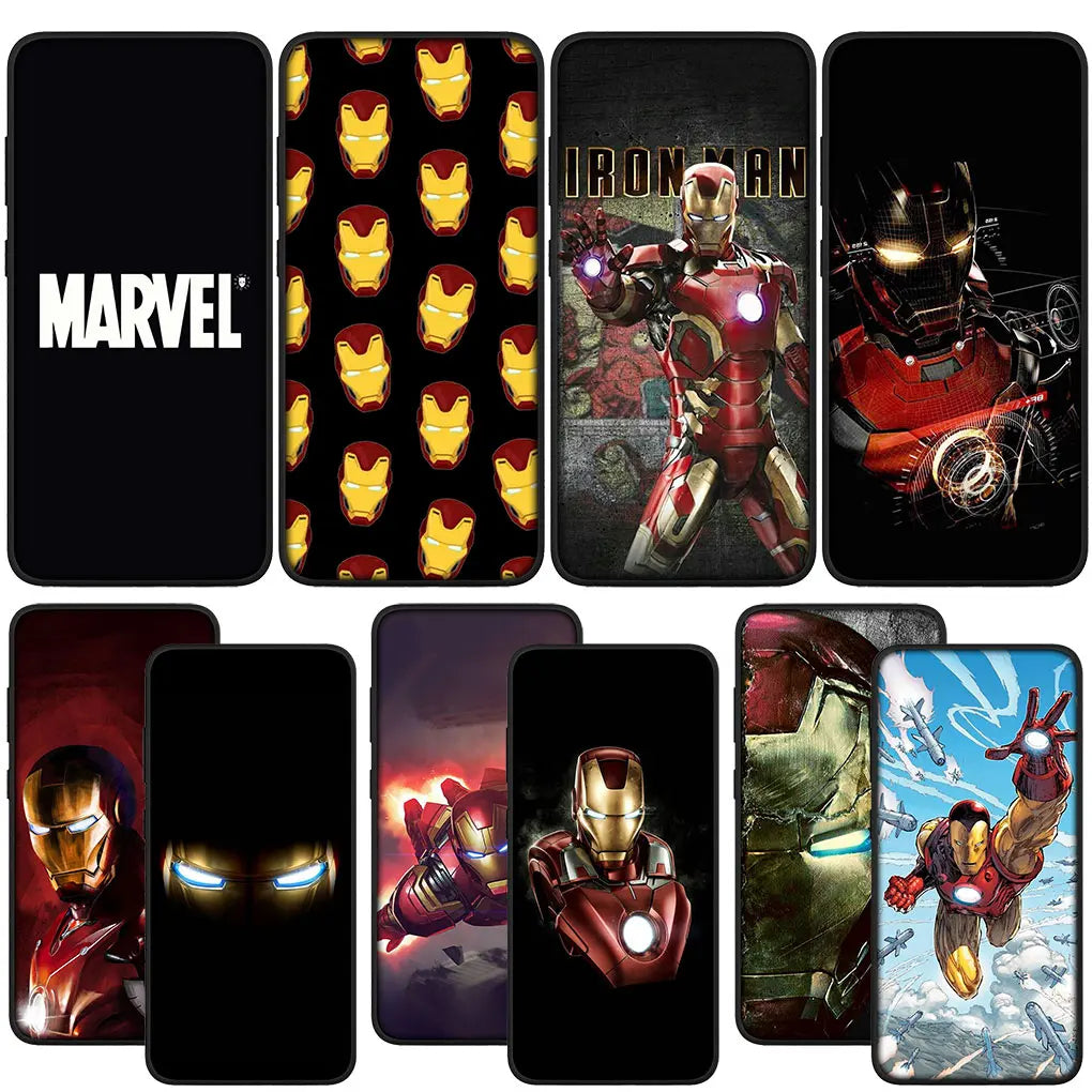 for Motorola Moto Edge 70 60 Fusion 40 NEO 20 Pro G Stylus G56 G96 G71 G73 G42 G51 G52 Case Marvel Super hero Iron Man Ironman
