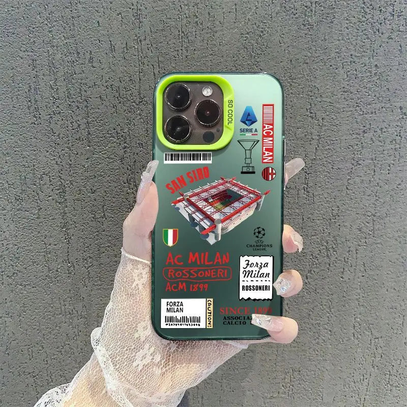 Super Cool AACC Football Arena Phone Case For iPhone 16 15 14 13 12 11 Pro Max XR XS MAX 7 8 PLUS MINI INS Luxury Matte Cover