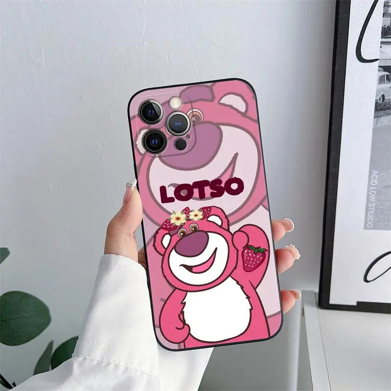 Lotso Strawberry Bear Case For Honor 600 Lite 400 Pro X9D X8D X7D X6D X9B X8B X7B X9C X9A X5C Y7 Y9 2019 Magic 5 6 7 Lite Cover