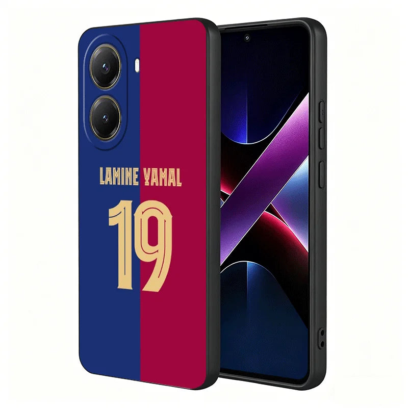 Football Star L-Lamine Y-Yamal Soft Phone Case for Xiaomi Poco X7 X8 Pro Max X5 X6 X3 F8 F7 Ultra M8 M7 M6 M5 Redmi 15 15C 14C 1