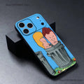 B-Beavis and Butthead Wear-resistant Phone Case For iPhone 17,16,15,14,13,12,11,Pro,XS,Max,XR,Plus,E,SE4,Mini Black Soft Cover