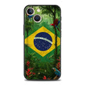 Phone Case For iPhone 17 16e 15 14 13 12 11 Pro Max SE 7 8 Plus Shell iPhone 16 Soft TPU Cover Large Brazil Flag