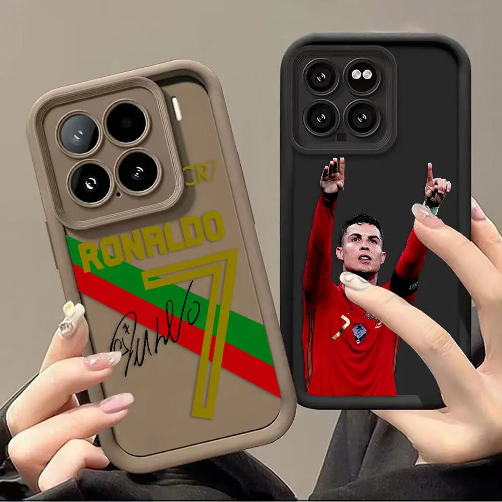 Football Star C-CR7 Phone Case For Redmi NOTE 8 9 A1 A2 A3 A5 A7 9T 10 10C 12 12C 13 13C 14C 15 15C K30 K40 K60 K50 Case Cover