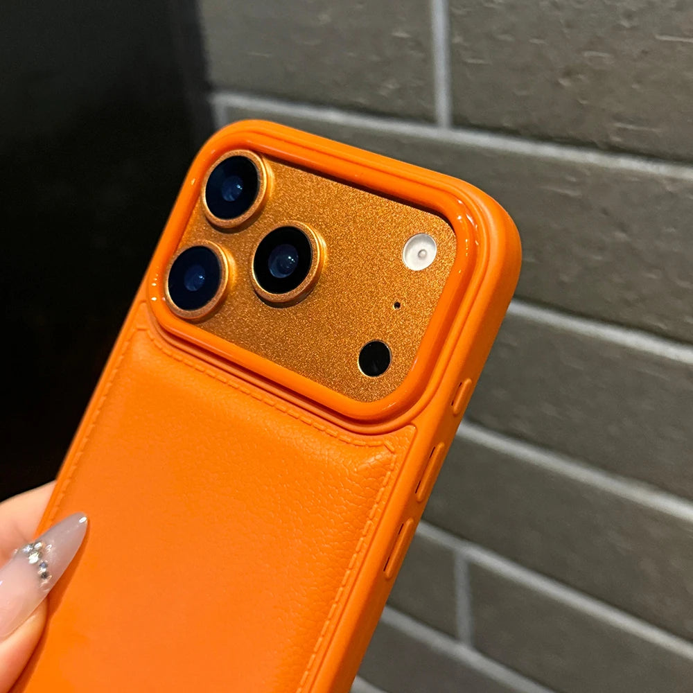 3D Bulge Silicone Case For iPhone 17 Air 16 15 14 13 Pro Max Plus Leather Texture Candy Color Shockproof TPU Soft Cover Funda