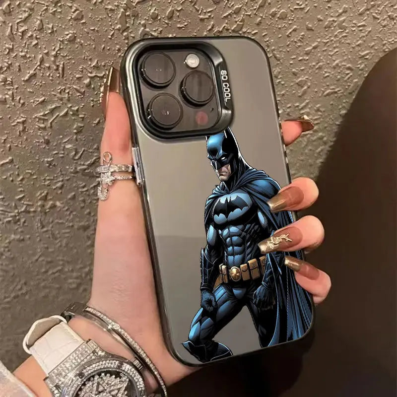 S-Supermans B-Batmans Phone Case For iPhone 11 12 13 14 15 16 17 Pro Max 16e 17E 17 Air Plus 13 Mini Shockproof Funda Back Cover
