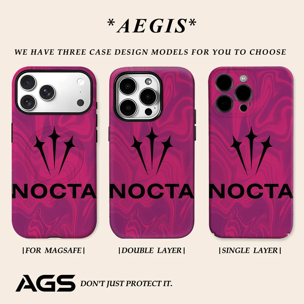 N-NOCTAS Phone Case For Magnetic Phone Case for IPhone 17 16 15 14 13 Pro Max Plus Single Double-layer tough Case