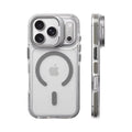 Luxury Magnetic Shockproof Clear Bumper Case for iPhone 17 Pro Max Air 16 15 14 13 12 Plus For Magsafe Lens Stand Magnetic Case